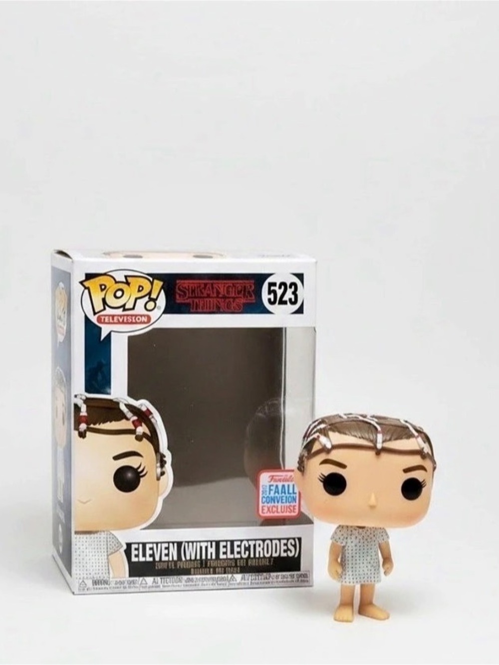 Funko Eleven (with Electrodes) #523 Pop! Figure box included plastic insert not